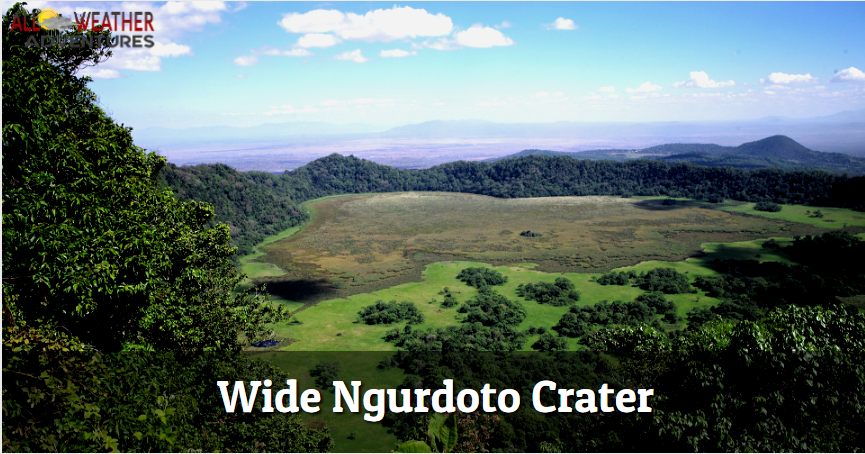 Wide Ngurdoto Crater